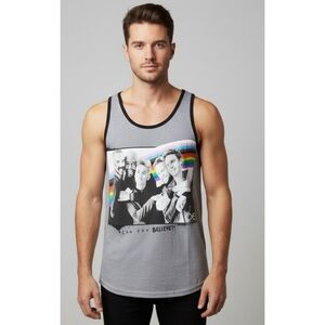 Queer Eye Pride Tank Top Gray Size S